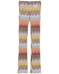 Missoni - Zigzag Knit Trousers - Lyst