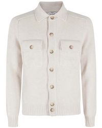 Gran Sasso - Button-Up Chest-Pocket Cardigan - Lyst
