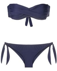 Amir Slama - Twisted Bandeau Strapless Bikini - Lyst