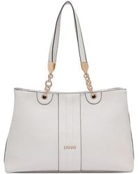 Liu Jo - Medium Logo-Lettering Shoulder Bag - Lyst
