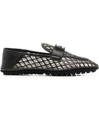 Fendi - Ballerines À Logo Ff Et Découpes - Lyst