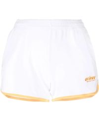 Sporty & Rich - Short À Logo Brodé - Lyst