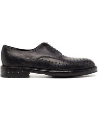Nicolas Andreas Taralis - 30mm Perforated Leather Derby Shoes - Lyst