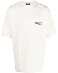 Balenciaga - コットンジャージーtシャツ - Lyst