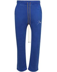 Rhude - Fleece Drawstring Track Pants - Lyst