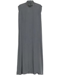 Fabiana Filippi - Embellished High-Neck Dress - Lyst