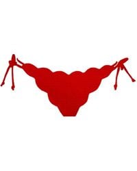 Marysia Swim - Bas De Bikini Mott À Bord Festonné - Lyst