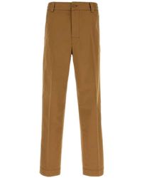 Moncler - Tailored Cotton Pants - Lyst
