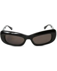 Balenciaga - Diva Rectangle-Frame Sunglasses - Lyst