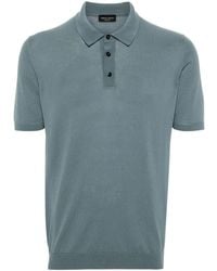 Roberto Collina - Fine-knit Cotton Polo Shirt - Lyst