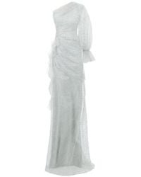 Gemy Maalouf - One-Shoulder Ruffled Dress - Lyst