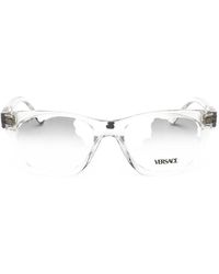 Versace - Medusa Rectangle-Frame Glasses - Lyst