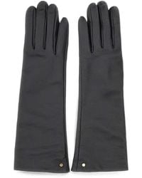 Gianni Chiarini - Logo-Rivet Leather Gloves - Lyst