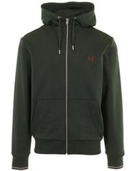 Fred Perry - Zip Hoodie - Lyst