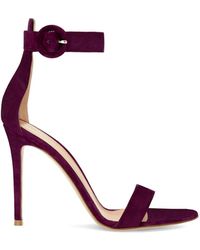 Gianvito Rossi - Portofino Heeled Sandals - Lyst