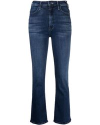 Mother - The Hustler Cropped Flared Jeans - Lyst