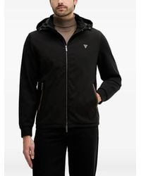Guess - Hooded Zip Jacket - Lyst