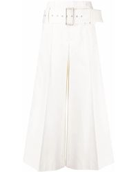10 Corso Como - Pantalon Ample À Taille Haute Ceinturée - Lyst