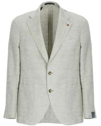 Latorre - Herringbone-Pattern Notch-Lapel Jacket - Lyst