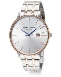 Kenneth Cole - Date Window Link Bracelet 42Mm Watch - Lyst