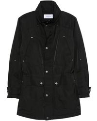 Off-White c/o Virgil Abloh - Racing Staff Logo-Embroidered Storm-Flap Coat - Lyst