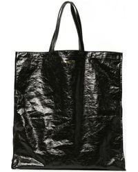 Uma Wang - Logo-Print Crinkled-Effect Tote Bag - Lyst