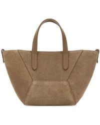 Brunello Cucinelli - Mini Sac À Main Bc Duo À Logo Embossé - Lyst