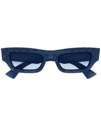 Gucci - Gg Monogram Rectangle-Frame Sunglasses - Lyst