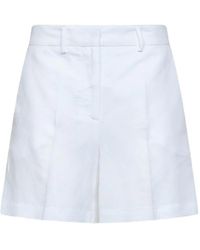 Blanca Vita - Silice Pressed-Crease Tailored Shorts - Lyst