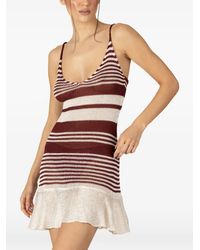 Paramidonna - Lea Striped Crochet Dress - Lyst