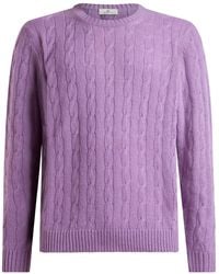 Etro - Cable-Knit Cashmere Sweater - Lyst