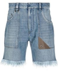 Fendi - Denim Bermuda Shorts For Ss23 - Lyst