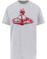 Vivienne Westwood - T-Shirt Con Stampa Orb - Lyst