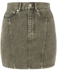 Moschino - Denim Mini Skirt - Lyst