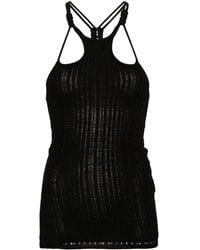 Isabel Marant - Top sin mangas de canalé fino Debra - Lyst