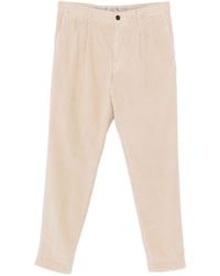 Incotex - Pleated Corduroy Trousers - Lyst