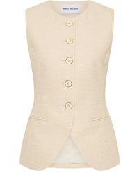 Rebecca Vallance - Button Winnie Vest - Lyst