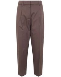 DR. HOPE - Pleated Elasticated-Waist Trousers - Lyst