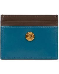 Etro - Pegaso-Plaque Cardholder - Lyst