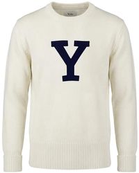 GANT - X Yale Patch Crew-Neck Sweater - Lyst