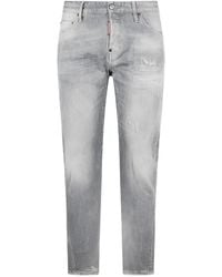DSquared² - Light Stretch Cotton Jeans - Lyst