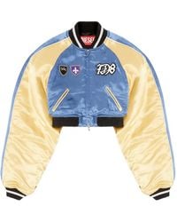 DIESEL - G-Ospel-Cp Bomberjack Met Applicatie - Lyst
