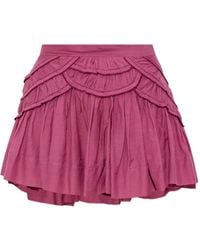 Isabel Marant - Gerüschter Ceola Minirock - Lyst