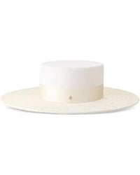 Maison Michel - Logo-Plaque Hat - Lyst