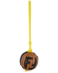 Fendi - Ff Sphera Leather Charm - Lyst