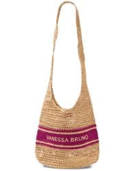 Vanessa Bruno - Woven Raffia Shoulder Bag - Lyst