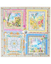 CAMILLA - Large Navás Nouveau Crystal-Embellishment Scarf - Lyst