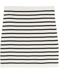Roberto Collina - Striped Knitted Skirt - Lyst