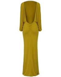 adelia maxi dress Adelia Blue Embellished Maxi Dress – Frock and Frill