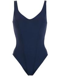 Amir Slama - V-Neck Open-Back Swimsuit - Lyst